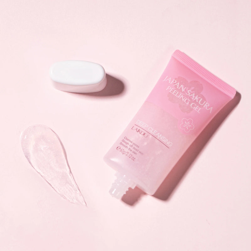 Peeling Gel Esfoliante Facial LAIKOU– Remoção de Células Mortas, Renovação e Iluminação da Pele