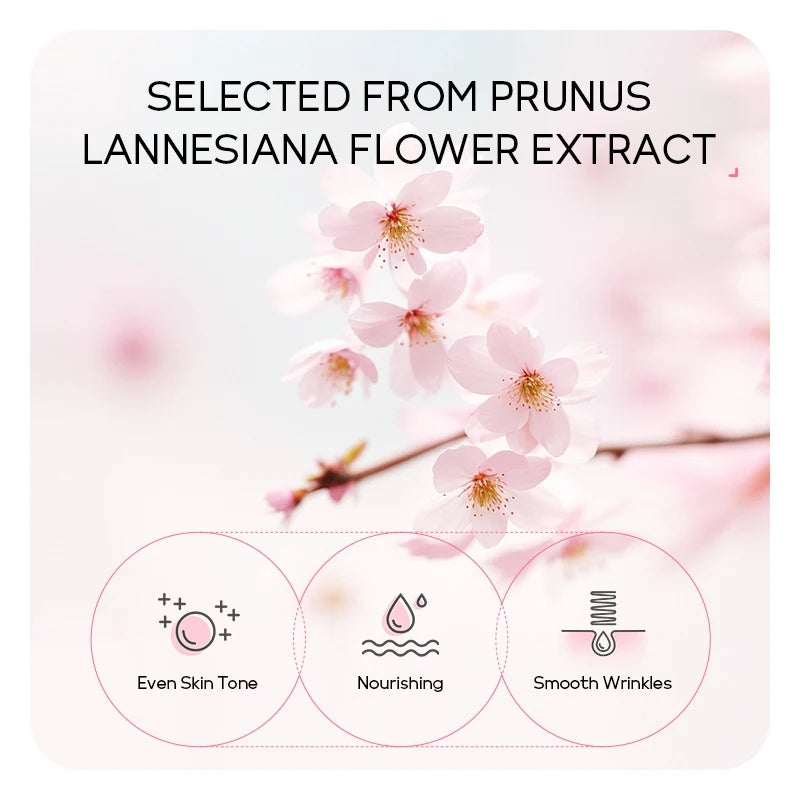 Máscara Facial Peel-Off LAIKOU Japão Sakura – Ilumina, Hidrata e Remove Cravos
