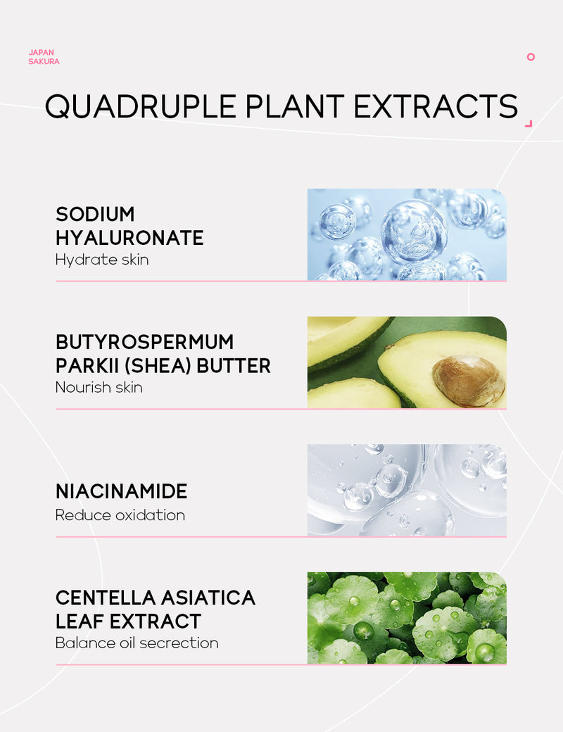 Máscara Facial Peel-Off LAIKOU Japão Sakura – Ilumina, Hidrata e Remove Cravos
